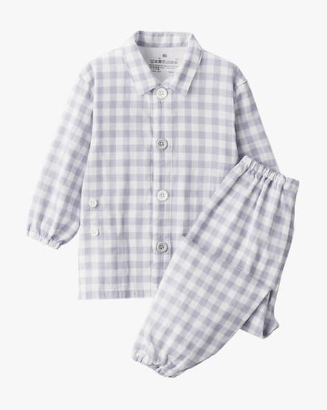 Side Seamless Double Gauze Training Pyjama Set