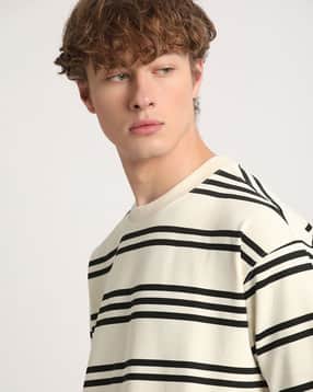 the bear house Men Striped Relaxed Fit Sweatshirt-picture-50