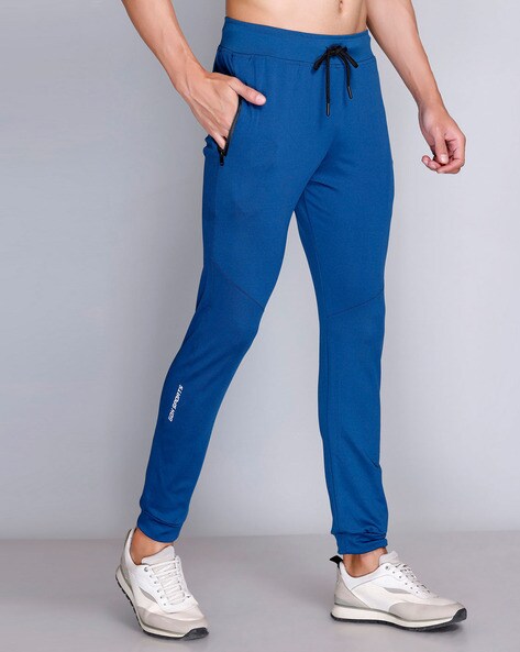 Royal blue joggers on sale mens