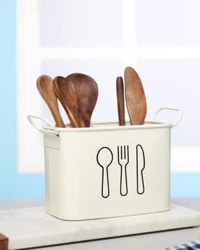dudki Metal Cutlery Holder with Handles-picture-20