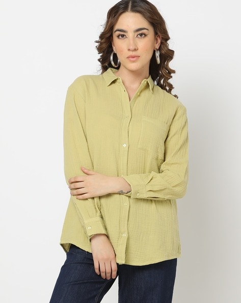 Buy Green Shirts for Women by RIO Online