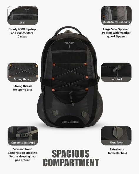 Backpack with discount side laptop access