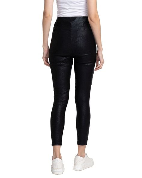 QiaTi Men's Faux Leather Tight Pants Men PU Long India | Ubuy