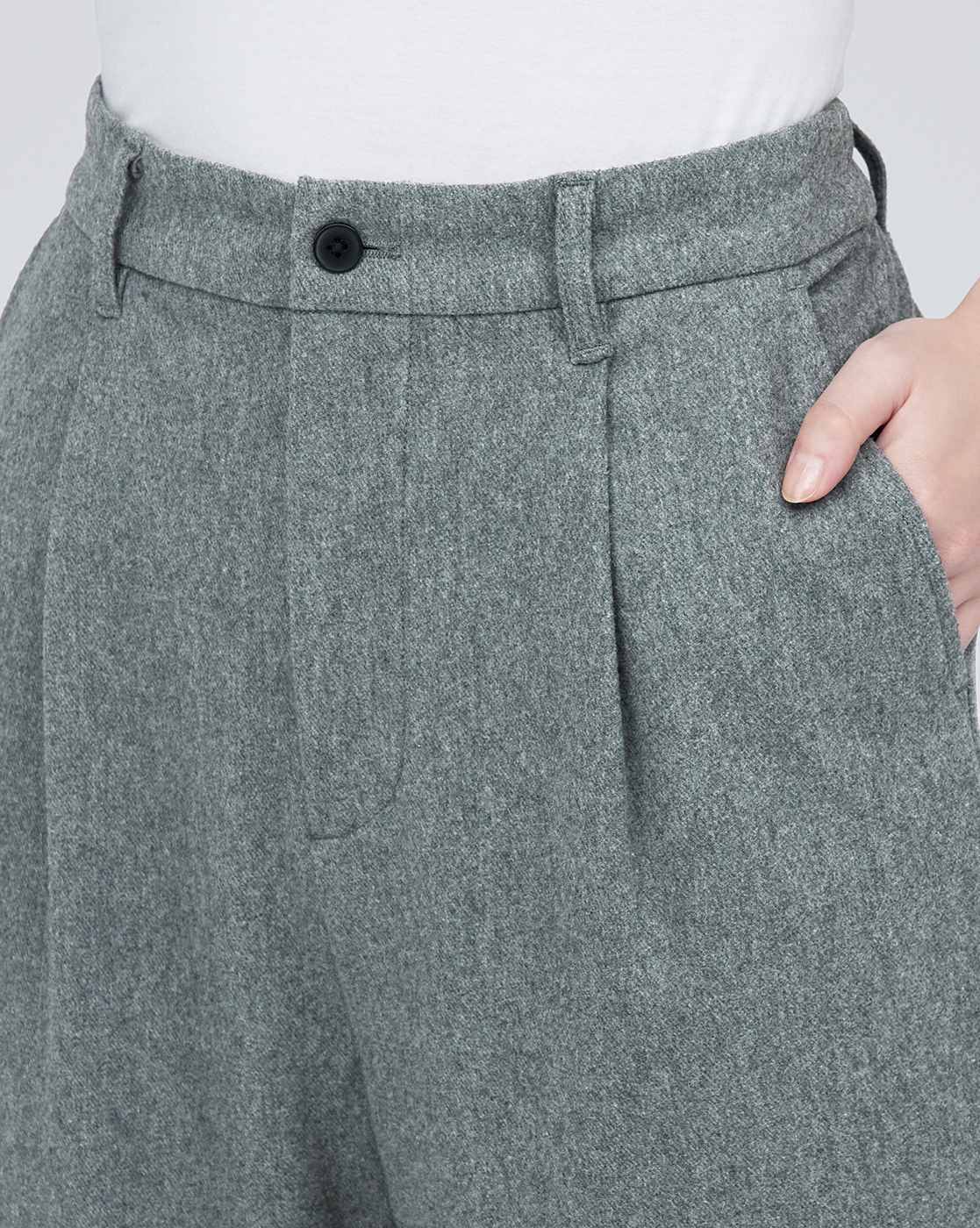 Buy Grey Trousers & Pants for Women by MUJI Online | Ajio.com