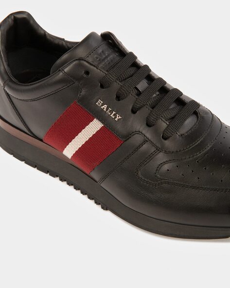 Leather sneakers DESSYE-T Bally | Black | Gomez.pl/en