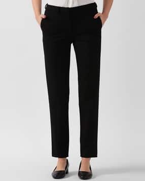 van heusen Women Regular Fit Flat-Front Trousers-picture-13