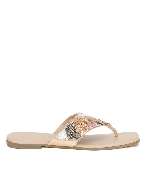 Buy Turquoise Blue Flat Sandals for Women by AJIO Online | Ajio.com