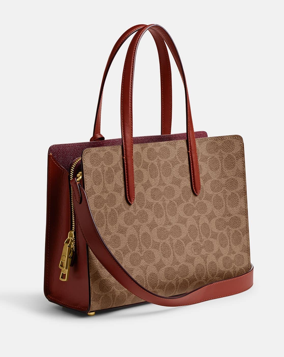 Buy Coach Carter Carryall 28 Medium Bag Beige Color Women AJIO