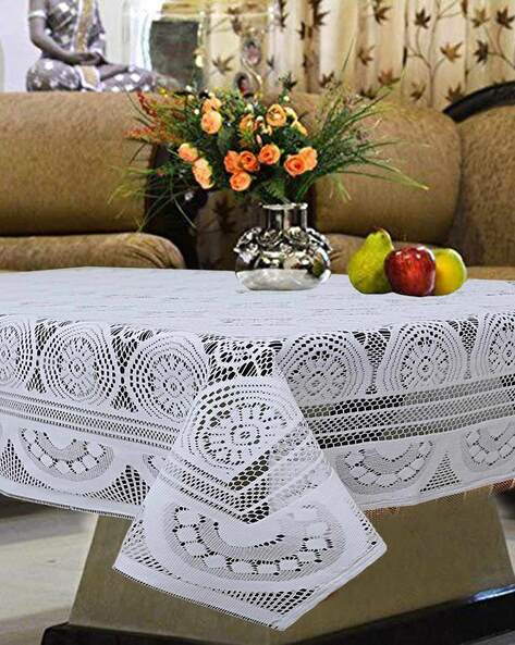 Buy White Table Covers, Runners & Slipcovers for Home & Kitchen by Kuber  Industries Online