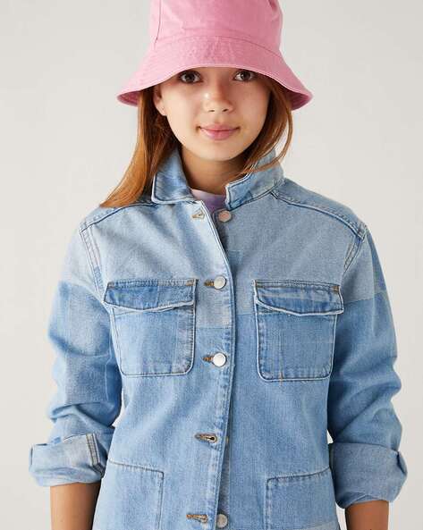 Buy Blue Jackets & Shrugs for Girls by H by Hamleys Online | Ajio.com