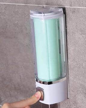 kuber industries Non-Automatic Wall Mounted Shampoo Dispenser-picture-11