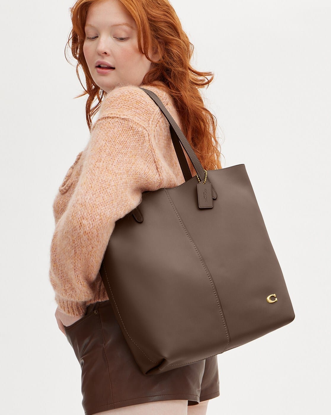 Buy Coach Nomad Large Tote Bag | Brown Color Women | AJIO LUXE