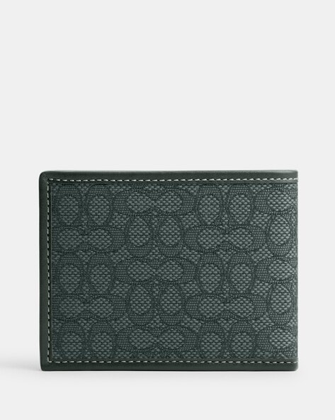 Coach slim outlet billfold wallet price