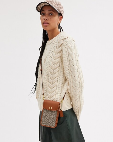 Rachel phone crossbody discount in signature canvas