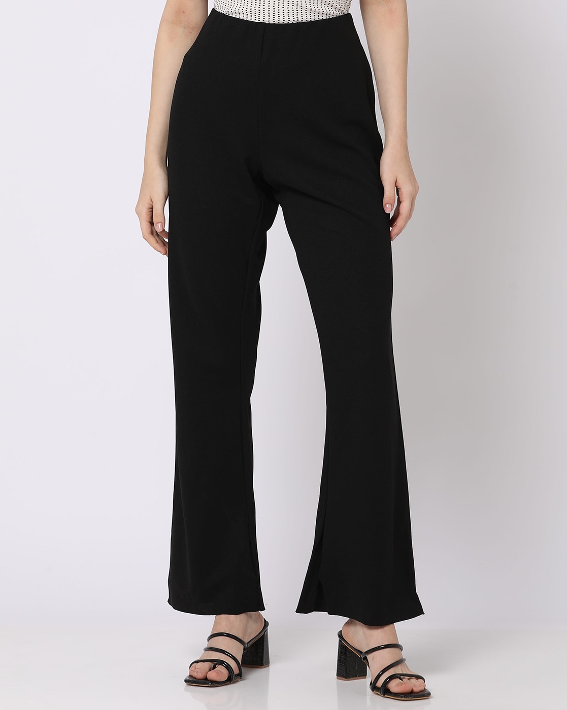 IUGA Relaxed Women Black Trousers - Buy IUGA Relaxed Women Black Trousers  Online at Best Prices in India