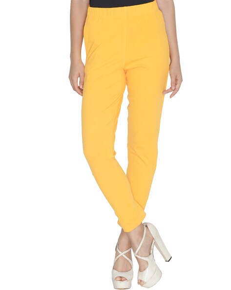 Buy Yellow Leggings for Women by LYRA Online