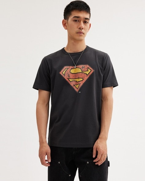 Superman Logo Medium T Shirt DC Comics Tee | Superman logo, Dc comics,  Superman