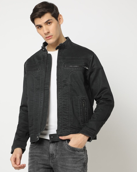Leather Jacket with Denim Shirt Outfits For Men (37 ideas & outfits) |  Lookastic