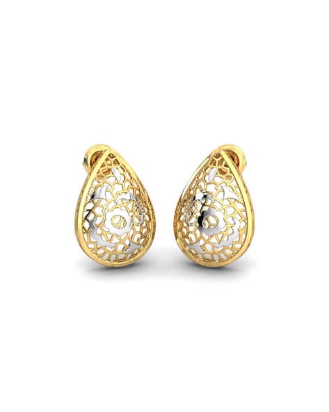 Buy Yellow Gold Earrings for Women by Candere By Kalyan Jewellers