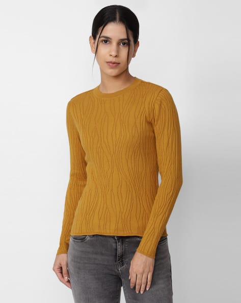 VAN HEUSEN Women Striped Regular Fit Top
