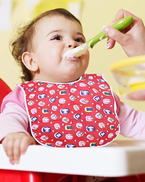 Waterproof Baby Apron with Baby Food Mat