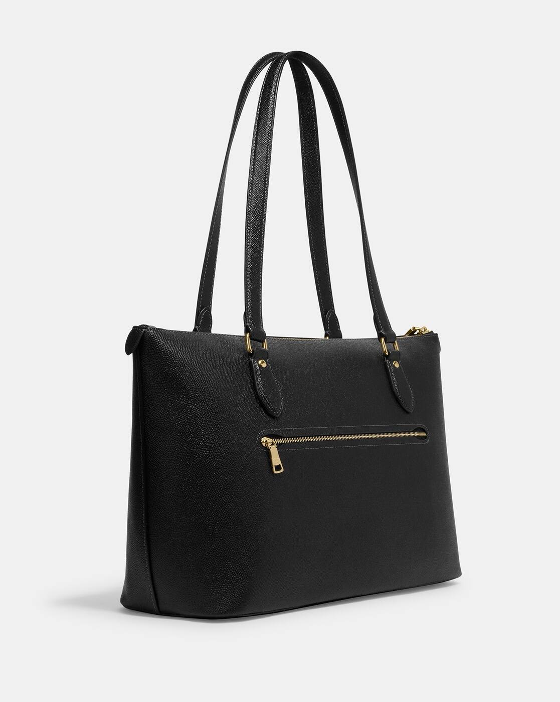 Buy Coach Gallery Leather Tote Bag | Black Color Women | AJIO LUXE