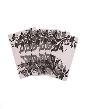 kuber industries Set of 6 Floral Print Fridge Shelf Mats 17" x 12"-picture-33