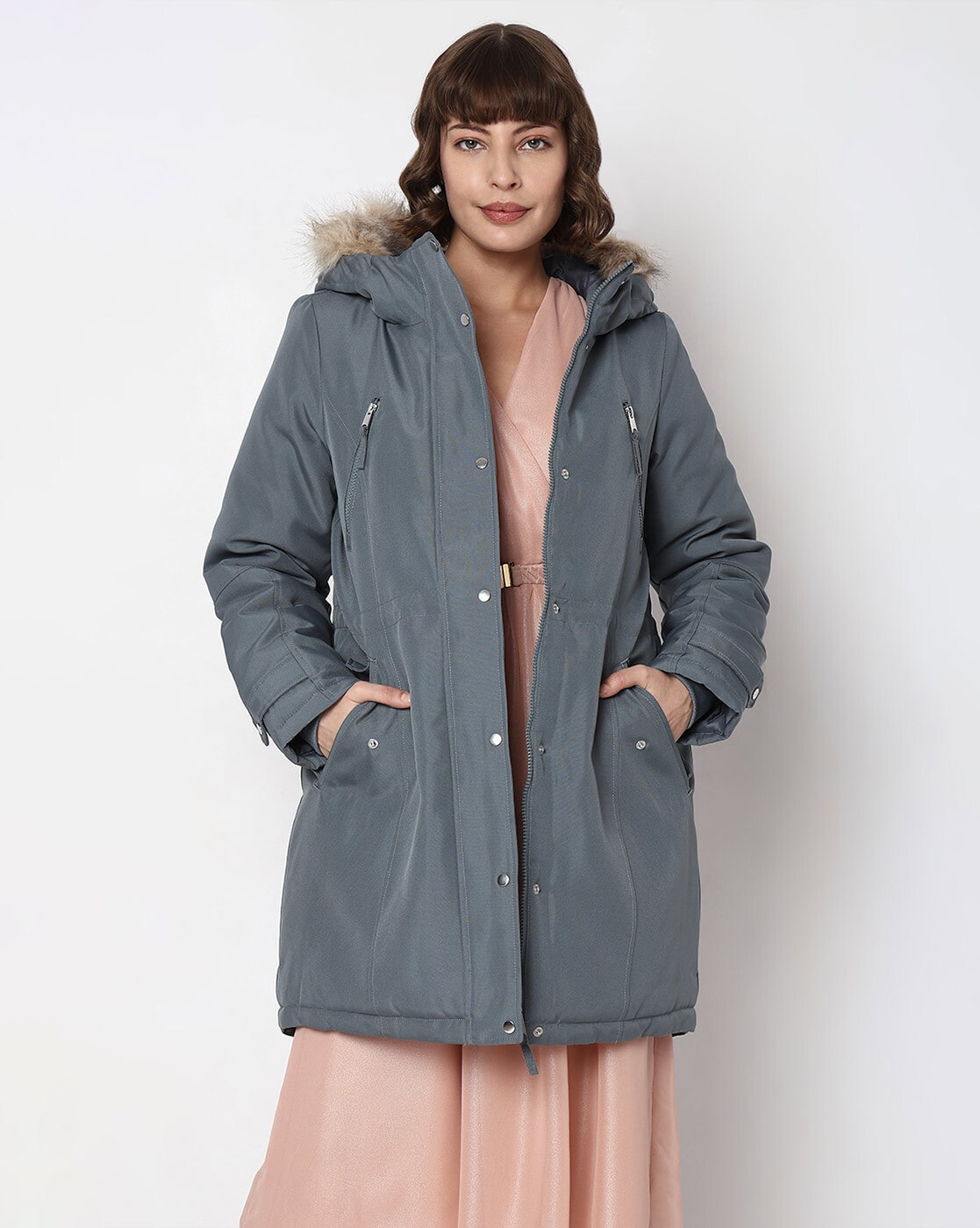 Buy Grey Jackets Coats for Women by Vero Moda Online Ajio