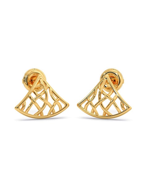 Candere hot sale gold earrings