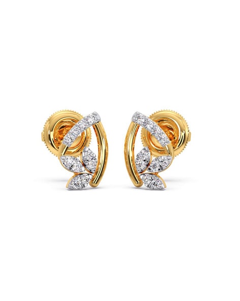 Adaria Diamond Earrings-Candere by Kalyan Jewellers-tmf.edu.vn