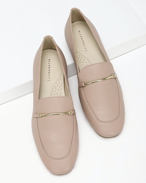 Women Slip On Shoes with Metal Accent