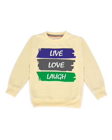 Buy Cream Sweatshirts Hoodie for Boys by FABVIO PLUS Online