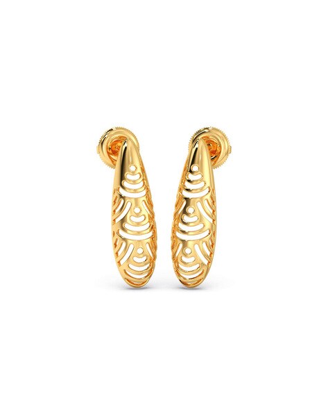 Candere by Kalyan Jewellers BIS Hallmark Yellow Gold 22kt Hoop Earring  Price in India - Buy Candere by Kalyan Jewellers BIS Hallmark Yellow Gold  22kt Hoop Earring online at Flipkart.com