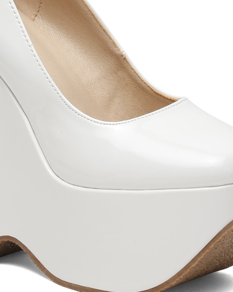 Wedges for Women Leather Shoes Platform Wedge Heels Women Sandals Peep –  Nancy Alvarez Collection