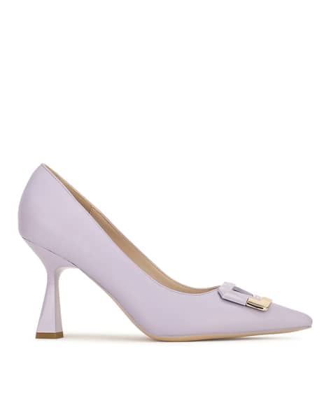 Kitten Heeled Sandals with PU upper