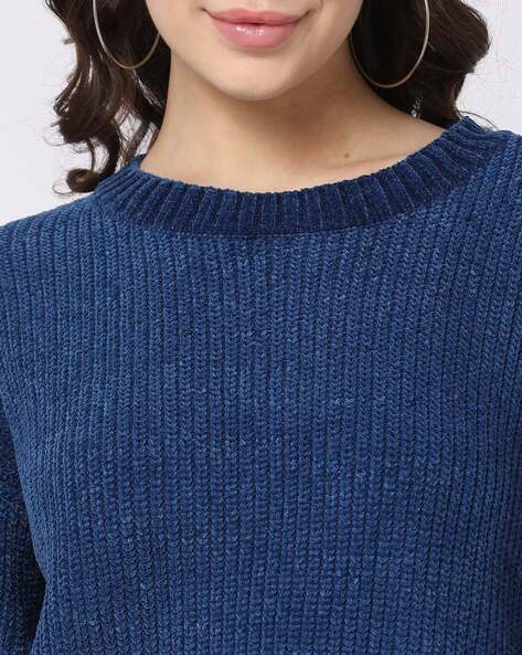 Buy Blue Sweaters & Cardigans for Women by DNMX Online | Ajio.com