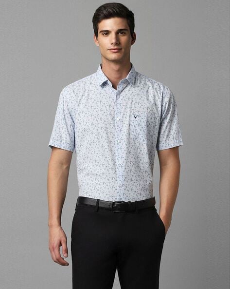 Buy Blue Shirts for Men by ALLEN SOLLY Online