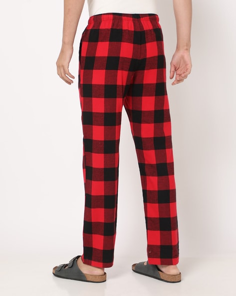 Gap red on sale plaid pants