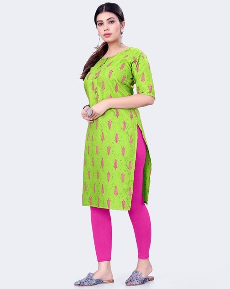 Pink And Multicolored American Crepe Printed Short Kurti With Half Sleeve  Manufacturers Delhi, Online Pink And Multicolored American Crepe Printed  Short Kurti With Half Sleeve Wholesale Suppliers India