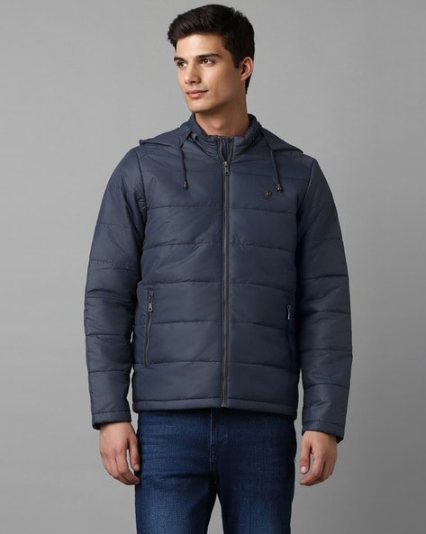 Buy Louis Philippe Grey Reversible Jacket Online - 306843 | Louis Philippe