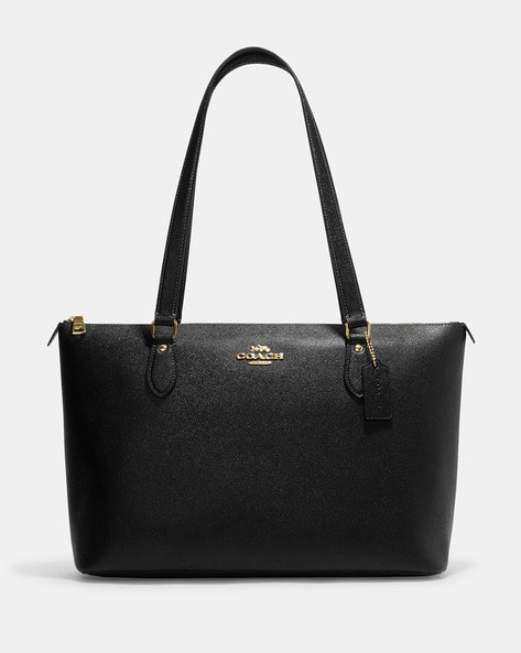 Buy Coach Gallery Leather Tote Bag Black Color Women AJIO LUXE