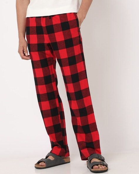 Gap red on sale plaid pants