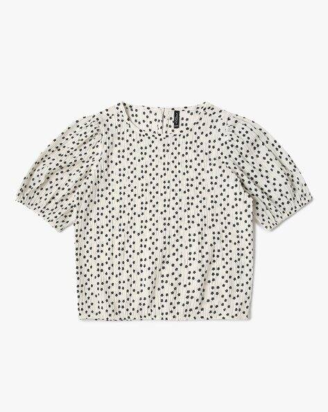 primark polka dot top