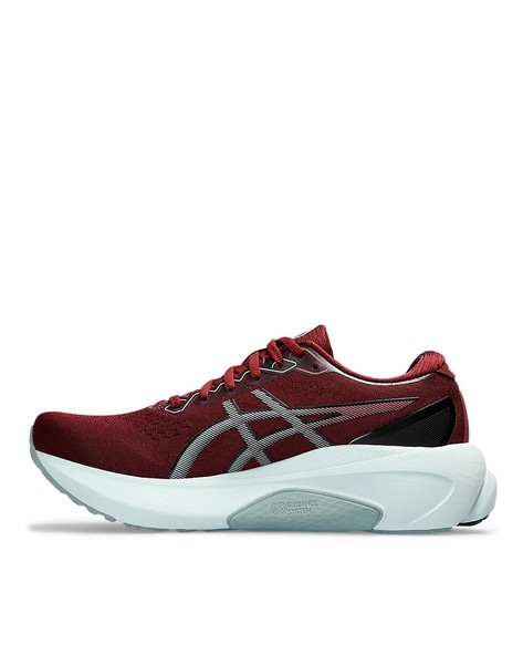 Asics sales maroon shoes