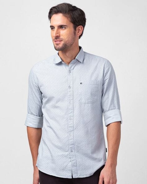 Buy KENNETH COLE Micro Print Slim Fit Shirt wi... Online | Ajio.com Buy KENNETH COLE Micro Print Slim Fit Shirt wi... Online | Ajio.com