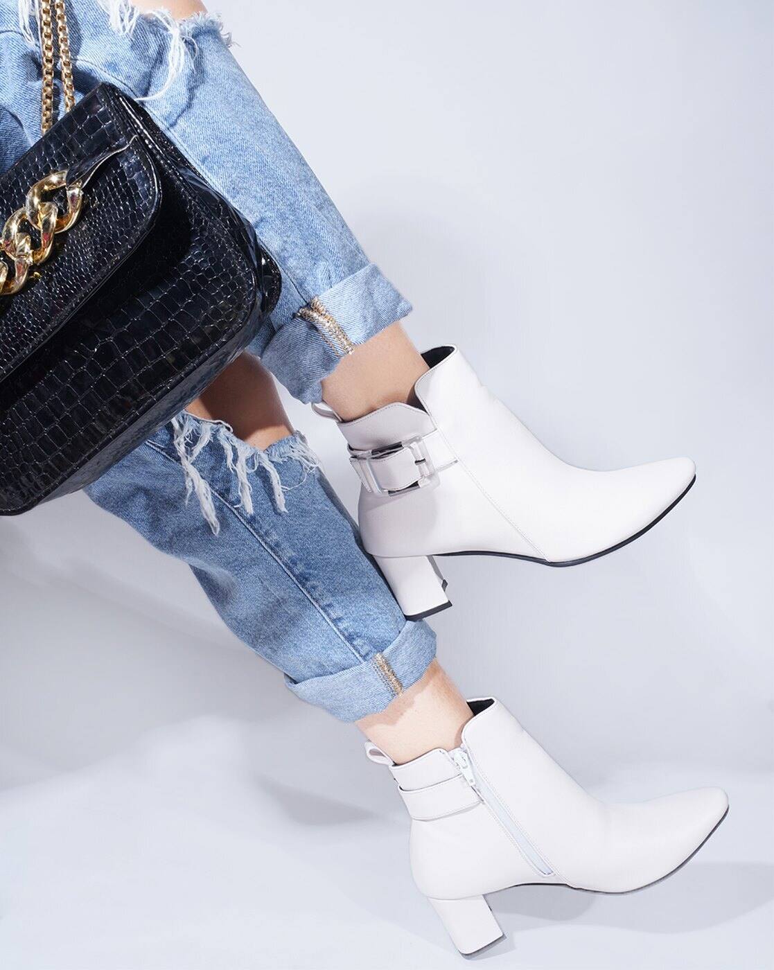 Jeans White Ankle Bootie White Jeans With Ankle Boots Shop