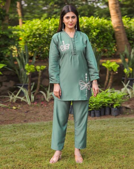 Buy Green Co-ord Sets for Women by Kiana House Of Fashion Online
