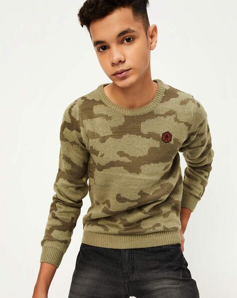 Boys hot sale olive sweater