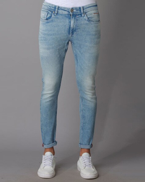 Skinny Fit Jeans with 5-Pocket Styling