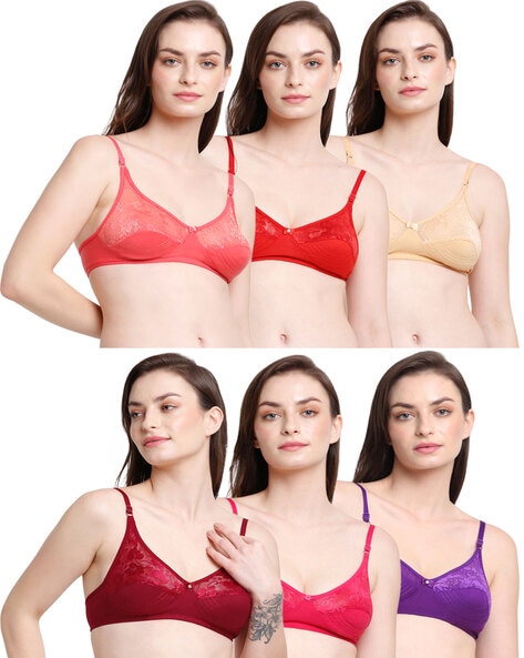 Buy Multicoloured Bras for Women by Ennoble Online